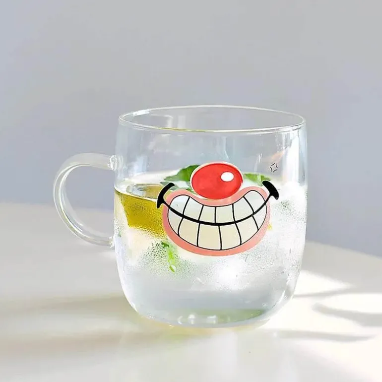 Sakura Glas Kaffeetasse Katze Hirsch Kaninchen Teetasse Maid Trinkgeschirr