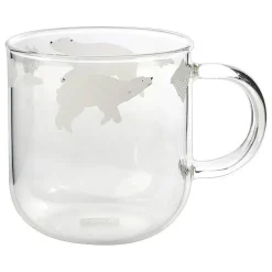 Sakura Glas Kaffeetasse Katze Hirsch Kaninchen Teetasse Maid Trinkgeschirr