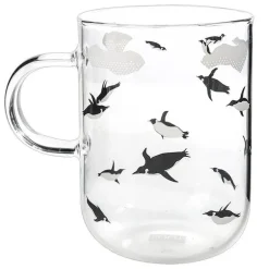 Sakura Glas Kaffeetasse Katze Hirsch Kaninchen Teetasse Maid Trinkgeschirr