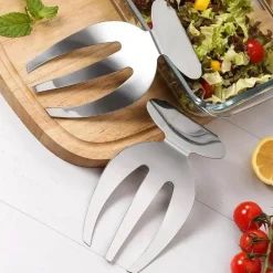 Salatgabel-Set aus Edelstahl für elegantes Essen