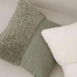 Samt-Kissenbezug - Akzentkissen in reiner Farbe