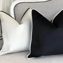 Samtkissenbezug - Moderner nordischer Kissenbezug 50x50