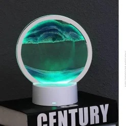 Sandmalerei-Tischlampe – Künstlerische dekorative Beleuchtung