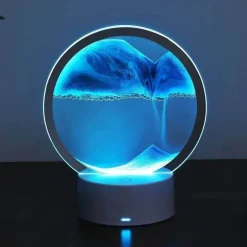 Sandmalerei-Tischlampe – Künstlerische dekorative Beleuchtung