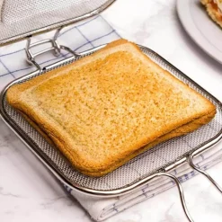 Sandwichgrill aus Edelstahl – Kochwerkzeug aus Netz