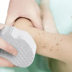 Sanfter Peeling-Duschschwamm – Weicher Körperschrubber