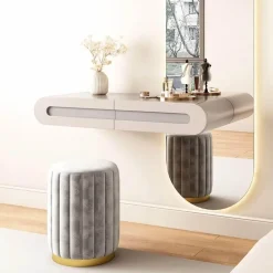 Sante Frisiertisch mit Spiegel – Stilvoller Schminktisch für elegantes Wohndekor