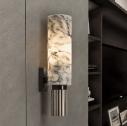 Santorini Marmor-Wandlampe – Elegante Leuchte