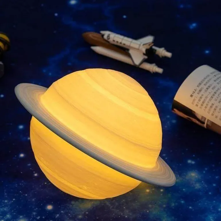 Saturn Space Lamp - LED Galaxy Night Light