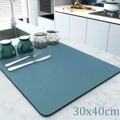 Saugfähige Abtropfmatte – Kaffeematte für die Küchentheke