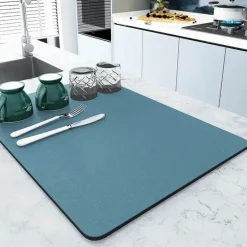 Saugfähige Abtropfmatte – Kaffeematte für die Küchentheke