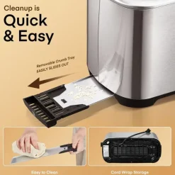 4-Scheiben-Toaster – Touchscreen-Steuerung, extrabreite Schlitze