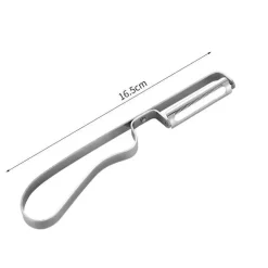 Schäler und Reibe aus Edelstahl – Multifunktionswerkzeug für müheloses Zubereiten von Obst und Gemüse