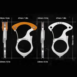 Schlüsselanhänger-Multitool – Vielseitiges Abenteuer-Accessoire