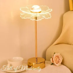 Schmetterlingsblumen-Tischlampe – dekorative Akzentbeleuchtung