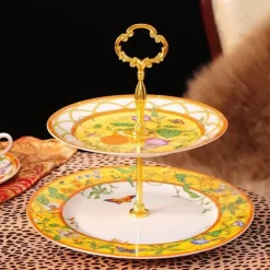 Schmetterlings-Küchengeschirr-Set – Kaffeetassen, Untertassen, Kaffeekanne, Milchkännchen, Zuckerdose, Kuchenteller