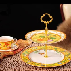 Schmetterlings-Küchengeschirr-Set – Kaffeetassen, Untertassen, Kaffeekanne, Milchkännchen, Zuckerdose, Kuchenteller