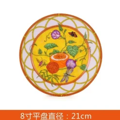 Schmetterlings-Küchengeschirr-Set – Kaffeetassen, Untertassen, Kaffeekanne, Milchkännchen, Zuckerdose, Kuchenteller