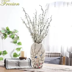 Schmetterlingsvase aus Porzellan – elegantes florales Keramikdekor