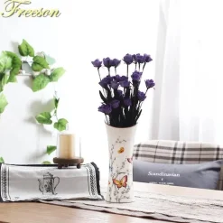 Schmetterlingsvase aus Porzellan – elegantes florales Keramikdekor