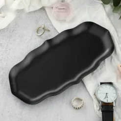 Schmucktablett aus Edelstahl – Schreibtisch-Organizerplatte