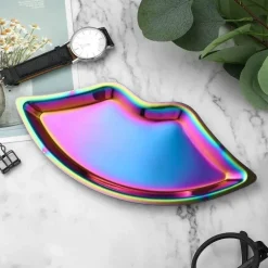 Schmucktablett aus Edelstahl – Schreibtisch-Organizerplatte