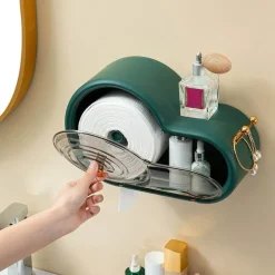 Schnecken-Toilettenpapier-Aufbewahrungsbox - Niedlicher Badezimmer-Organizer