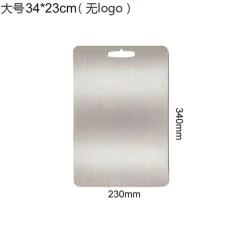 Schneidebrett aus Edelstahl – robuster Hackklotz für Obst, Gemüse und Fleisch