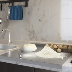 Schneidebrett aus Edelstahl – robuster Hackklotz für Obst, Gemüse und Fleisch