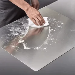 Schneidebrett aus Edelstahl – robuster Hackklotz für Obst, Gemüse und Fleisch