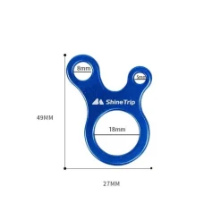 Schnellknoten-Zeltseilschnallen - 10er-Pack Campingausrüstung