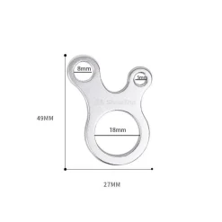 Schnellknoten-Zeltseilschnallen - 10er-Pack Campingausrüstung