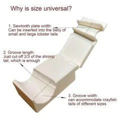 Schnellschäler für Garnelen – Universelles Werkzeug zum Schälen von Meeresfrüchten