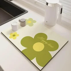 Schnelltrocknende, rutschfeste Küchenmatte – super saugfähig, groß