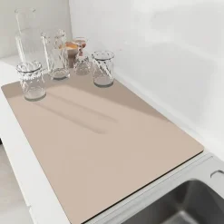 Schnelltrocknende, rutschfeste Küchenmatte – super saugfähig, groß