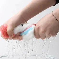 Schnelltrocknendes Handtuch aus Korallenfleece mit Cartoon-Tiermotiv, ideal für Zuhause, Küche und Badezimmer