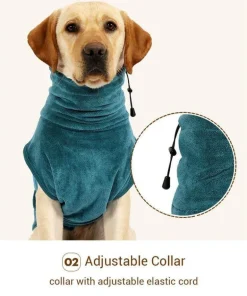 Schnelltrocknendes Hundehandtuch – weiches, saugfähiges Haustier-Badetuch