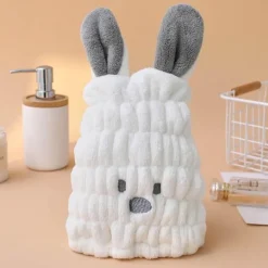 Schnelltrocknendes Kinderhandtuch – Niedliches Hasenohren-Design
