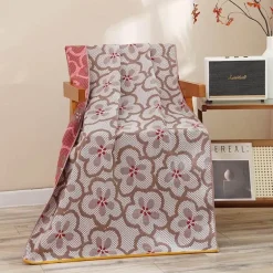 Schnelltrocknendes, mehrlagiges Gaze-Badetuch – saugfähig, 80 x 160 cm, für Zuhause, Strand, Spa