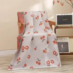 Schnelltrocknendes, mehrlagiges Gaze-Badetuch – saugfähig, 80 x 160 cm, für Zuhause, Strand, Spa