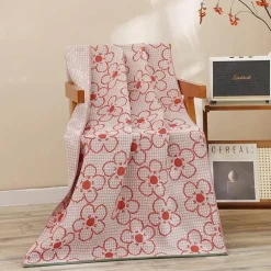 Schnelltrocknendes, mehrlagiges Gaze-Badetuch – saugfähig, 80 x 160 cm, für Zuhause, Strand, Spa