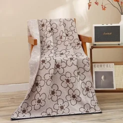 Schnelltrocknendes, mehrlagiges Gaze-Badetuch – saugfähig, 80 x 160 cm, für Zuhause, Strand, Spa