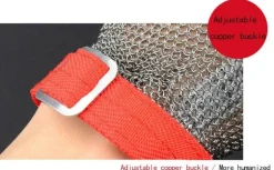 Schnittfeste Handschuhe aus Edelstahlgeflecht – Sicherheitshandschuhe für die Küche