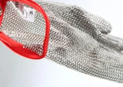 Schnittfeste Handschuhe aus Edelstahlgeflecht – Sicherheitshandschuhe für die Küche