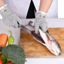 Schnittfeste Sicherheitshandschuhe aus Edelstahl – Arbeitshandschuhe für Küche und Metzgerei