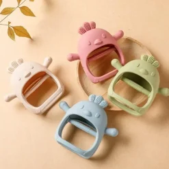 Schnullerhandschuhe für Babys – Niedliches Beißzubehör aus Silikon