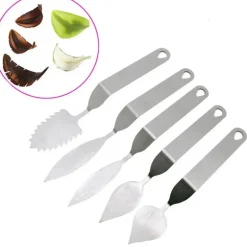 Schokoladenblattmesser – Fondant-Dekorationswerkzeug aus Edelstahl
