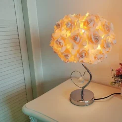 Schreibtischlampe aus Rosenkristall – elegante Akzentbeleuchtung für die Inneneinrichtung