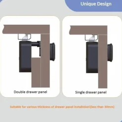 Schubladenschloss mit Fingerabdruck - Intelligentes Sicherheitsschloss gegen Diebstahl