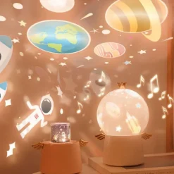 Schutzengel-Projektorlampe – Sternennacht-Entspannungslicht